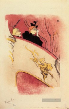 Henri de Toulouse Lautrec Werke - die Box mit dem guilded Maske 1893 Toulouse Lautrec Henri de